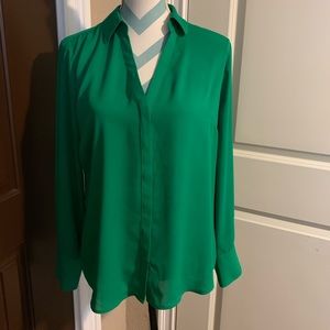 Green Worthington Blouse